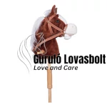 Hobby Horse guruló vesszőparipa barna