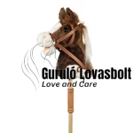 Hobby Horse guruló vesszőparipa sötétbarna