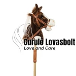 Hobby Horse guruló vesszőparipa sötétbarna