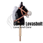 Hobby Horse guruló vesszőparipa fekete