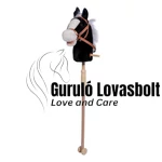 Hobby Horse guruló vesszőparipa fekete