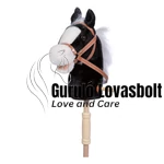 Hobby Horse guruló vesszőparipa fekete
