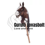 Hobby Horse vesszőparipa barna-fehér