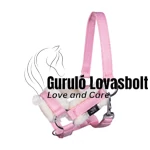 Hobby Horse szőrmés kötőfék szett vesszőparipára rózsaszín Hobby Horse szőrmés kötőfék szett vesszőparipára rózsaszín