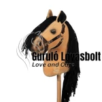 Hobby Horse vesszőparipa prémium világosbarna
