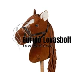 Hobby Horse vesszőparipa prémium sötétbarna