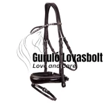 Bristol bőr kantár BR fekete