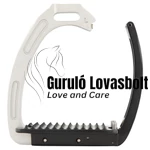 Lavarone biztonsági kengyel 12 cm ezüst/fekete