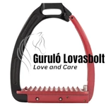 Lavarone biztonsági kengyel 12 cm fekete/piros