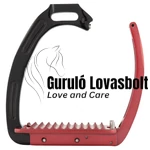 Lavarone biztonsági kengyel 12 cm fekete/piros