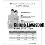 Zodiac felnőtt protektor BR Fekete