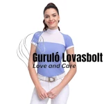 Lovas versenying BABY BLUE MESH - rövid ujjú - Cavalliera