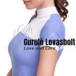 Lovas versenying BABY BLUE MESH - rövid ujjú - Cavalliera