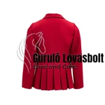 Gyermek lovas versenyzakó purity glow kids - softshell rubin piros