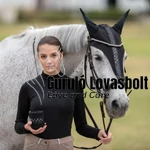 Cavalliera Lovas Top CUSTOM CRYSTALLIZED - Hosszú Ujjú