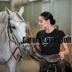Cavalliera Lovas Pamut Top - JUMPING STAR, Rövid Ujjú