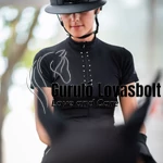 Cavalliera Lovas Top CUSTOM CRYSTALLIZED - Rövid Ujjú