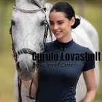 Cavalliera Lovas Top CUSTOM CRYSTALLIZED - Rövid Ujjú