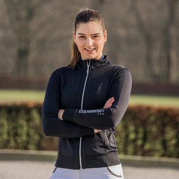 EQUESTRIAN PRO női cipzáras pulóver