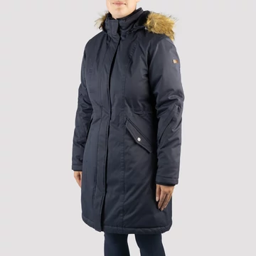 Női Parka kabát Teddy béléssel kék