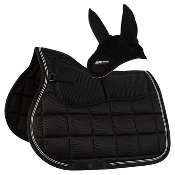 TrifFlex nyeregalátét fülvédővel szettben fekete TrifFlex nyeregalátét fülvédővel szettben fekete