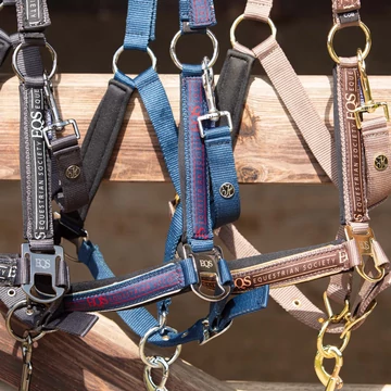 Equestrian Society kötőfék szett kávé barna