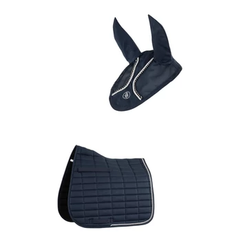 BR Glamour Chic díjlovas nyeregalátét szett full méret sötétkék BR Glamour Chic díjlovas nyeregalátét szett full méret sötétkék