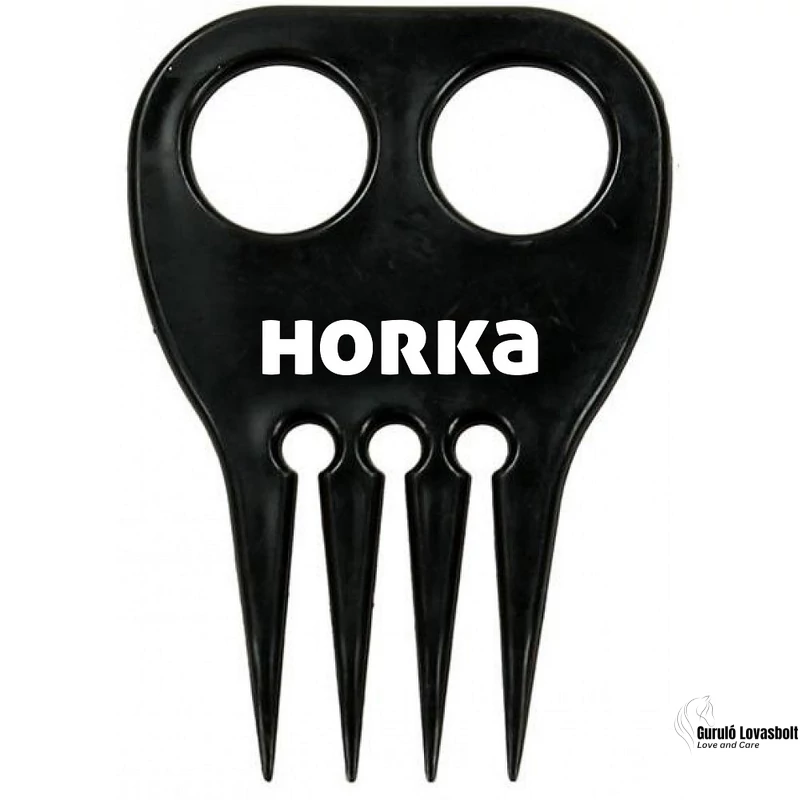 Horka sörényfonó fésű fekete