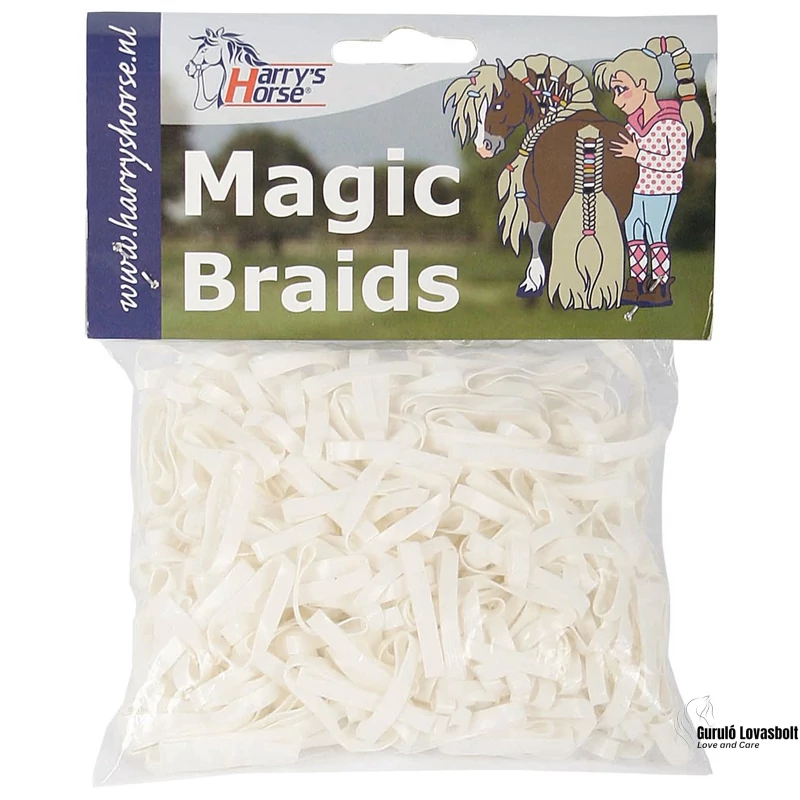 Sörénygumi 500 darabos kiszerelésben Harry's Horse fehér