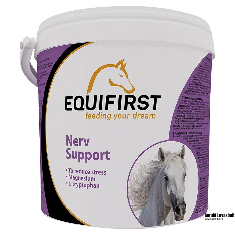 EquiFirst idegrendszer támogató étrendkiegészítő lovak számára