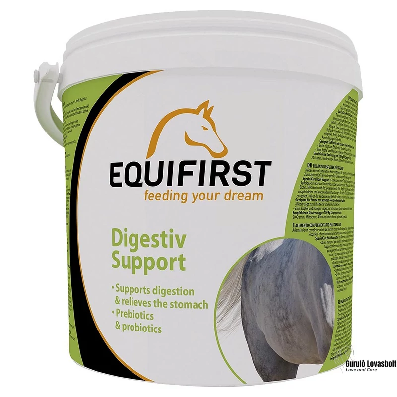 EquiFirst emésztést elősegítő étrendkiegészítő lovak számára