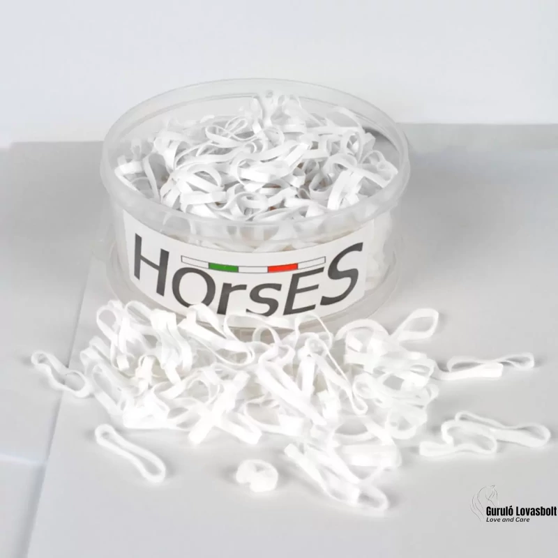 Horses sörénygumi fehér