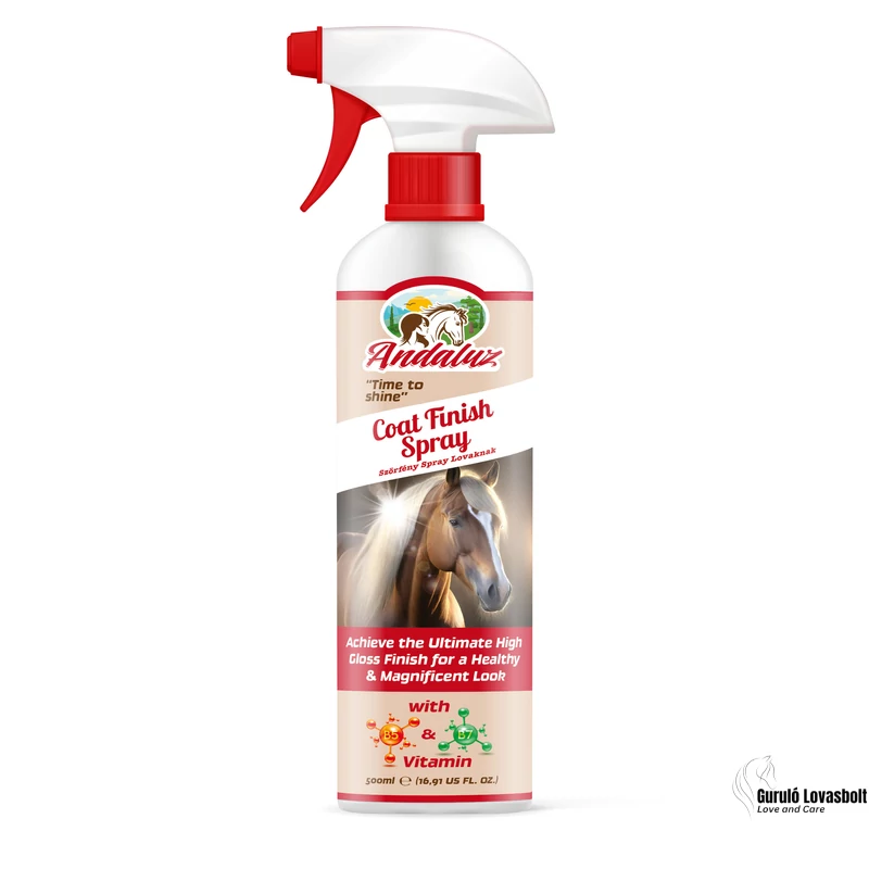 Andaluz szőrfény lovak számára 500ml