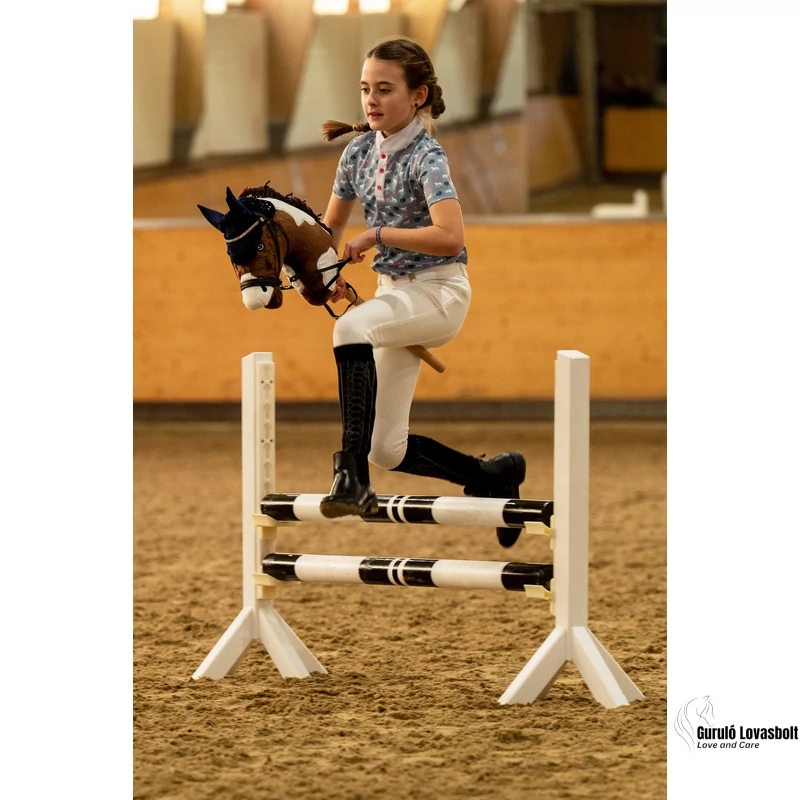 Hobby Horse vesszőparipa barna-fehér