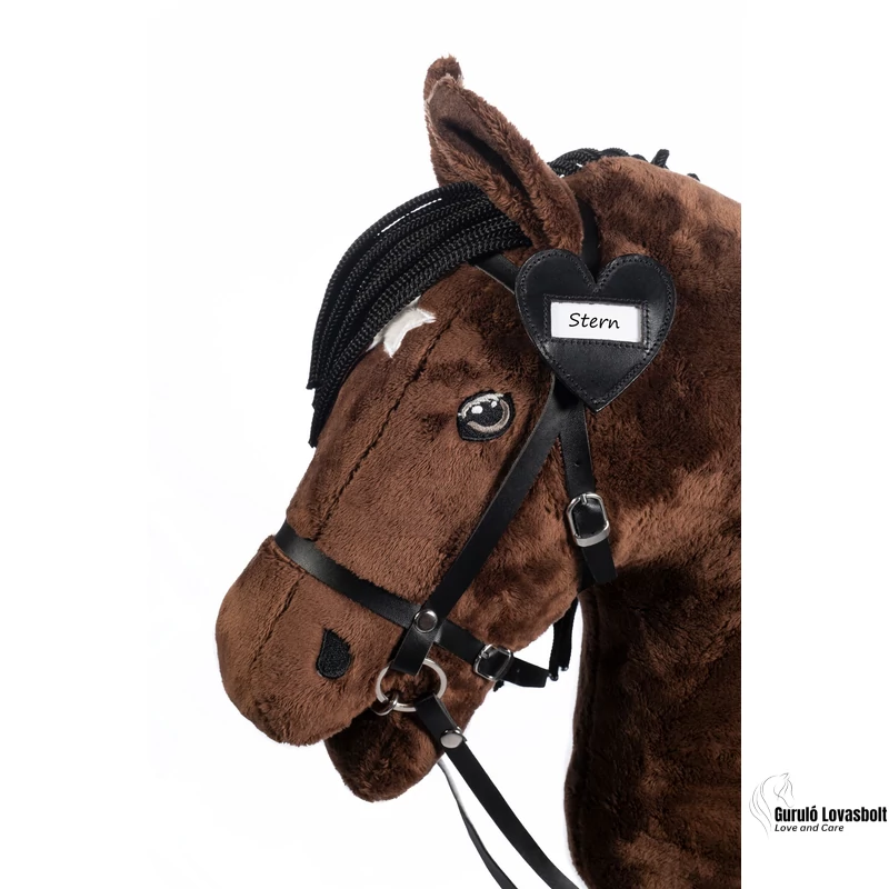 Hobby Horse bőr névtábla vesszőparipához