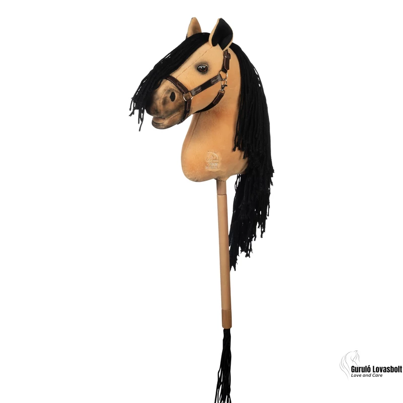 Hobby Horse vesszőparipa prémium világosbarna
