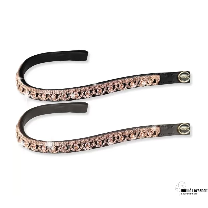 Horses Luxe Rosegold homlokszíj