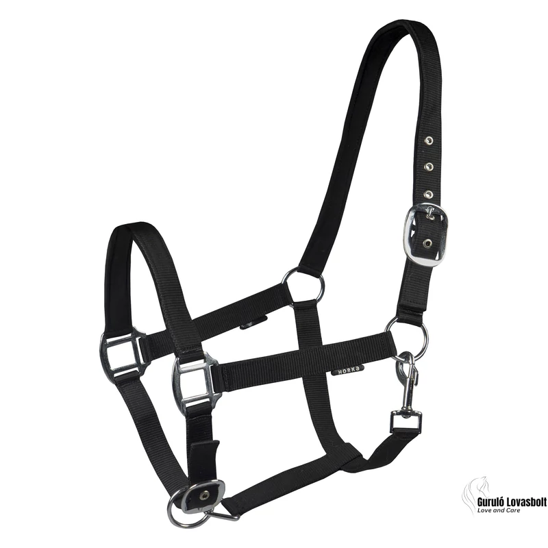 Horka nylon kötőfék nubukkal bélelt