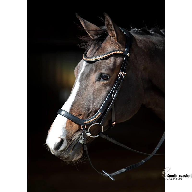 Rosegold anatómiai kantár Harry's Horse