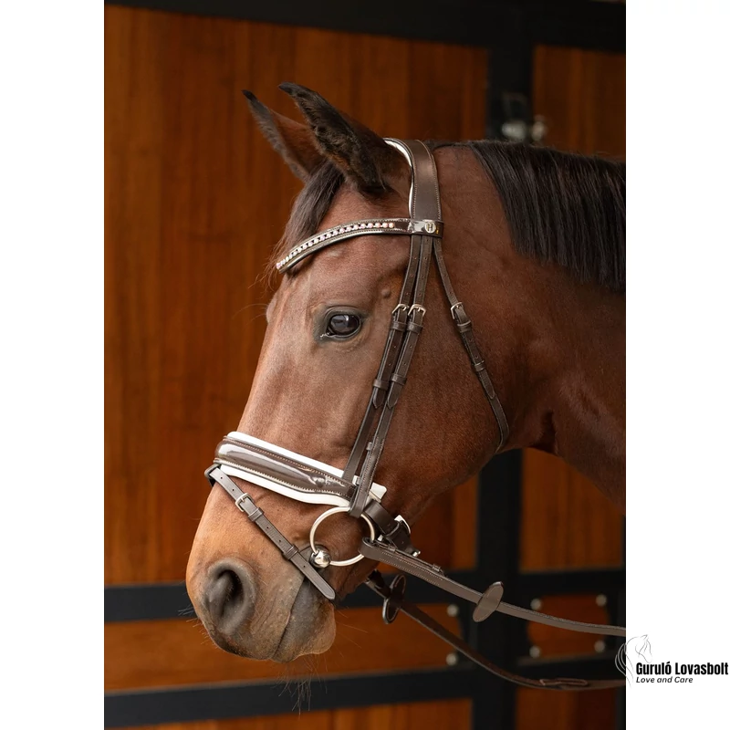 Elegáns bőr kantár Harry's Horse Barna