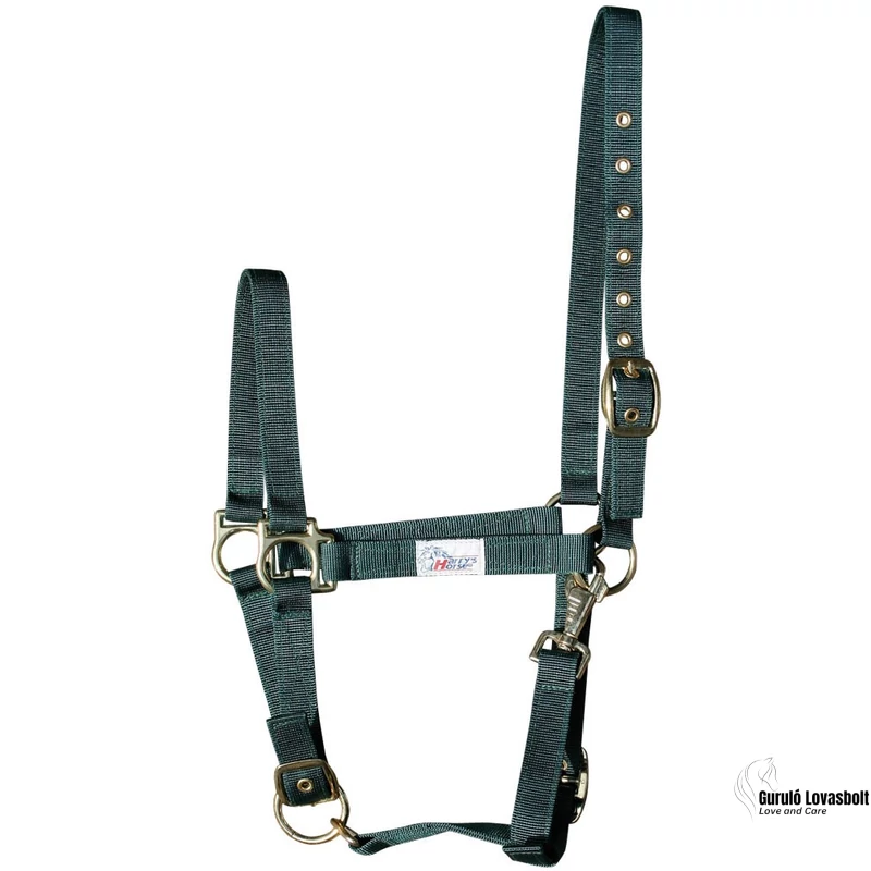 Harry's Horse kötőfék 3 helyen állítható olajzöld