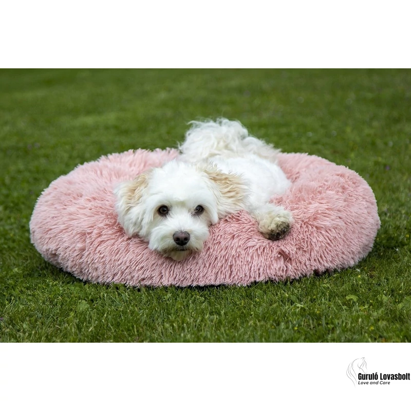 Fluffy kutyaágy HKM rózsaszín