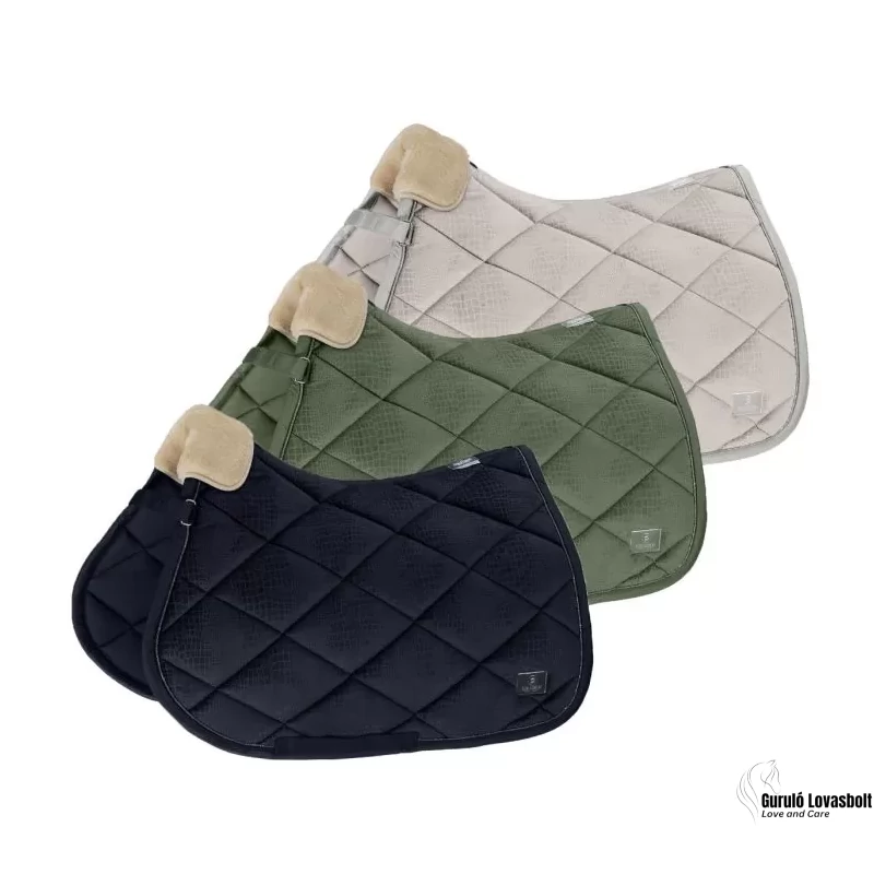 Eskadron Velvet Croco Platinum nyeregalátét full méret