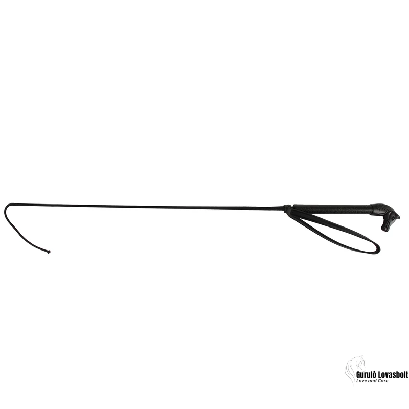 Horka lovaglópálca lófej markolattal 65 cm