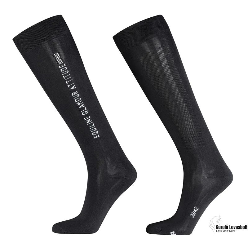 Equiline Unisex Glizzeg lovaglózokni (39-42)