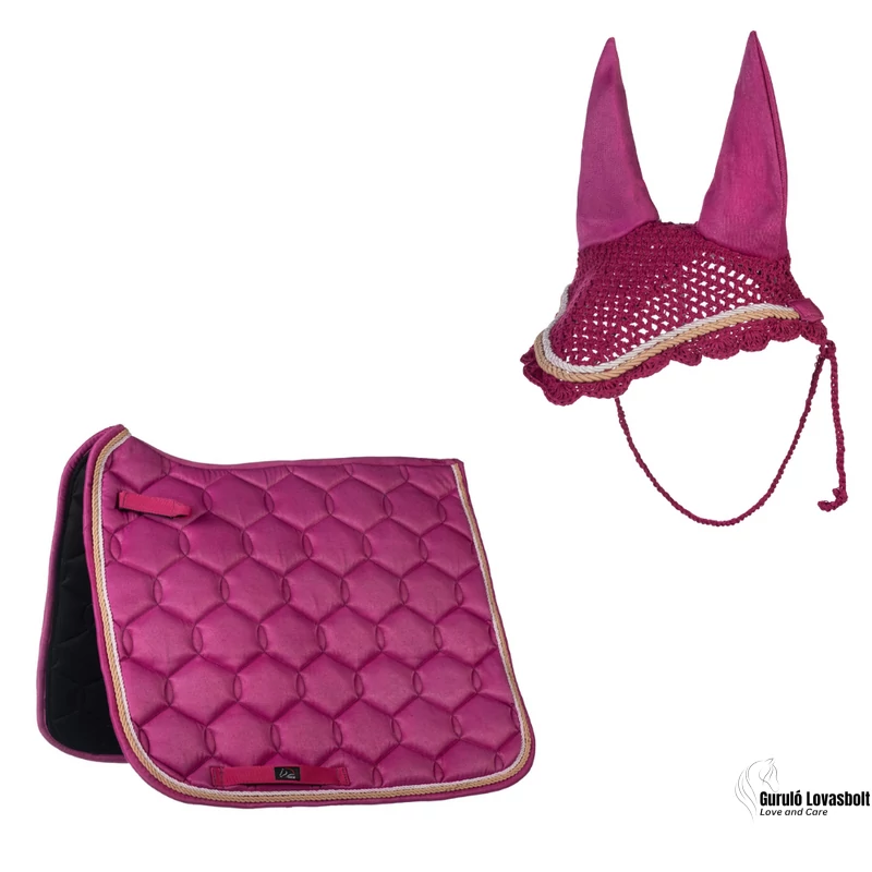 Koppenhága nyeregalátét fülvédővel HKM full méret magenta