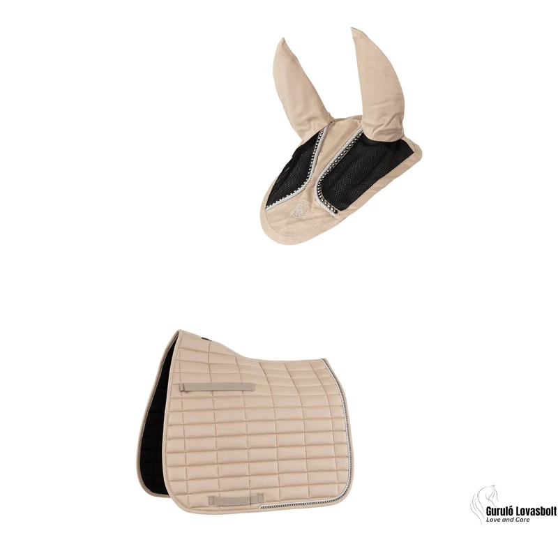 BR Glamour Chic díjlovas nyeregalátét szett full méret krém színű