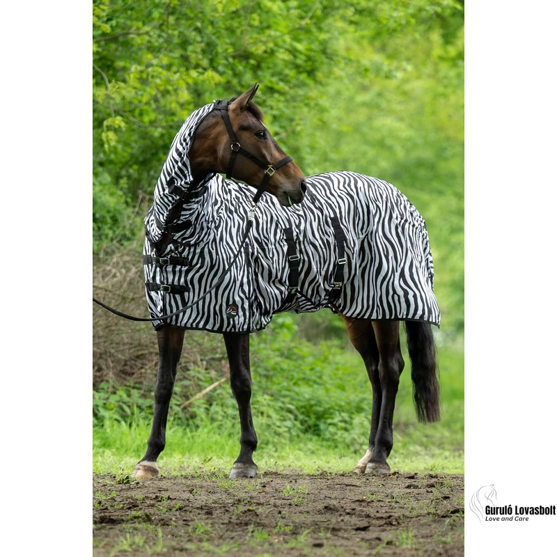 Zebra mintás légytakaró nyakrésszel HKM