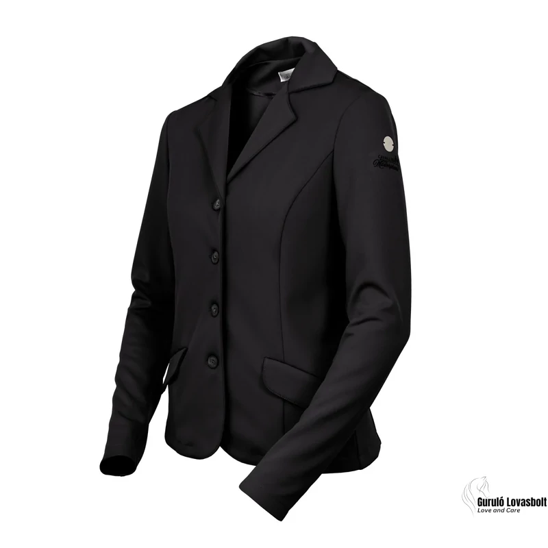 Női Lovas Versenyzakó active - second skin technology – softshell fekete