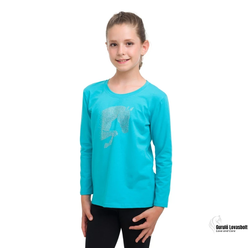 Lovas Pamut Top JUMPING STAR KIDS- Hosszú Ujjú